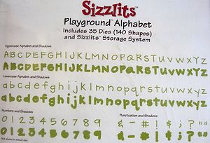 Sizzix sizzlits 35-die alpha dies sets in Hobbies & Crafts in Markham / York Region - Image 3
