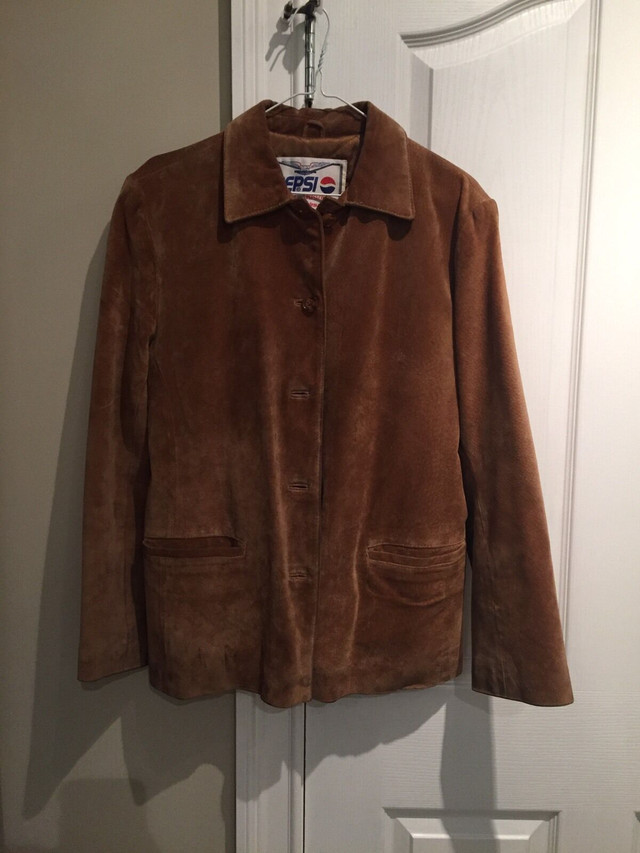 True leather jacket size 38/40 in Women's - Tops & Outerwear in Calgary