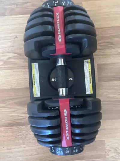 Great quality weight training dumbbells from Bowflex. They’re in great working condition & they are...