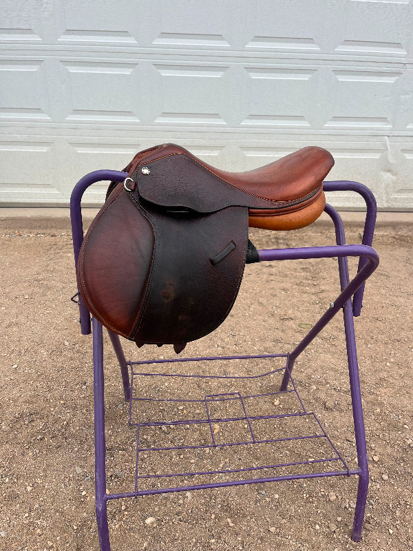 15” intrepid youth English saddle in Equestrian & Livestock Accessories in Regina - Image 2