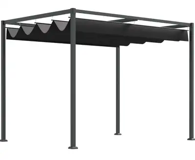 Outsunny 10×7 ft Retractable Pergola Gazebo , View more