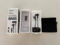 Sony Headphones MDR-XB55AP- New