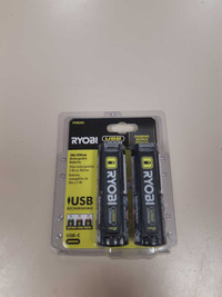 RYOBI USB Lithium 2.0 Ah Lithium Rechargeable Batteries