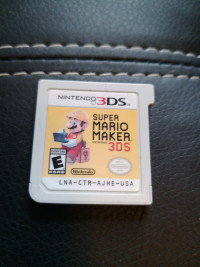 Super Mario Maker cartridge for 3DS