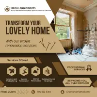 All in one Home Renovation + Architectural Services