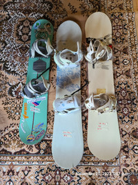 130-147cm Snowboard + Bindings