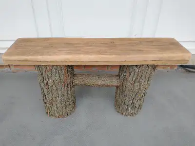 Live  Edge  Garden  Bench, View more