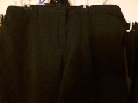 Woman's size 24W Black zippered pants - Washable - NEW