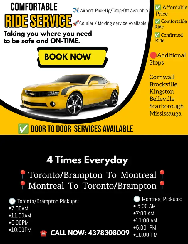 Montreal To Brampton63611968896131120