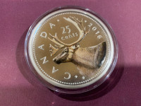 2016 Canadian 5oz Big Coin Series: Quarter + Case - 9999 Silver 