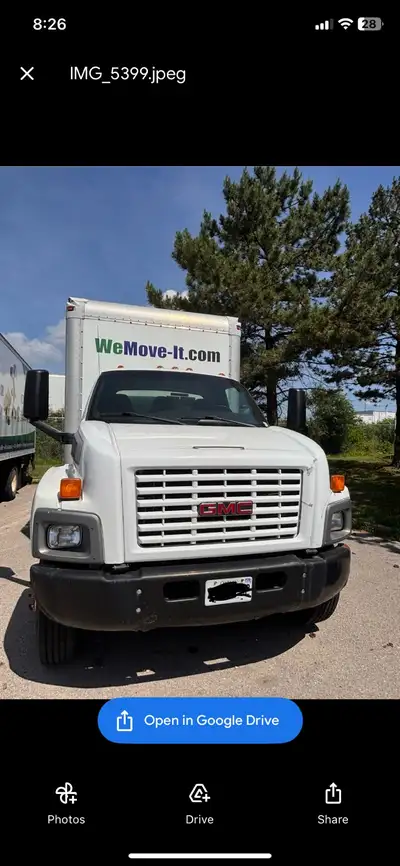 2006 C7500 GMC Truck – $11,000 * Not safetied * Needs brakes all around * Currently runs, drives, an...
