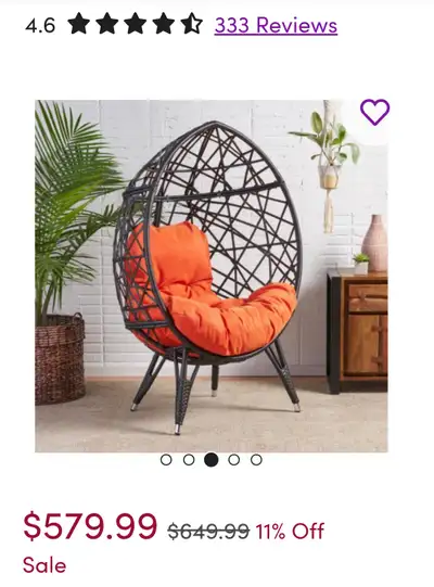 Egg chair, View more