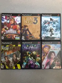 Assorted Sony Playstation 2 (PS2) Games - Prices in Description