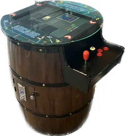 Playmore Tables And Games Canada’s Game Room Experts Cash and carry 60-1 Arcade Whiskey Barrel Now O...
