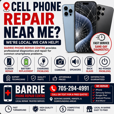 Cell Phone Repair Barrie | iPhone, Samsung & Google Pixel Repair, View more