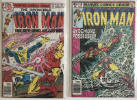 Iron Man #117 and #130 (Marvel Comics)