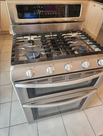 KDRS505XSS03 Whirlpool Double Oven Gas Range used, View more