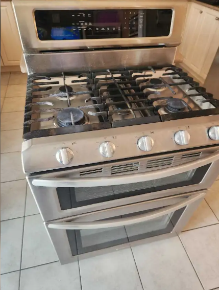 KDRS505XSS03 Whirlpool Double Oven Gas Range used in Stoves, Ovens & Ranges in Mississauga / Peel Region - Image 2