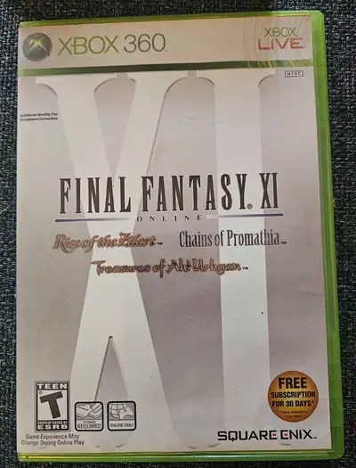 Xbox 360 live ( final fantasy Xl ), View more