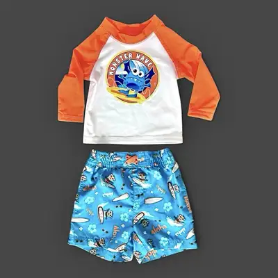 (6-12m) 2pc Swimsuit [Joe Fresh/ Place] boys Bathing Suit, View more