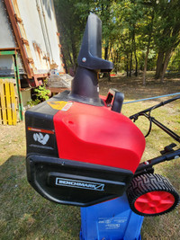 Benchmark 22"/po 15 A Electic Snowblower W LED Lights Used Once