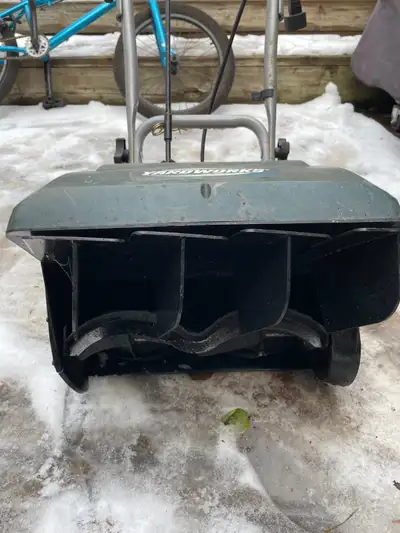 Yardworks light duty snow blower., View more