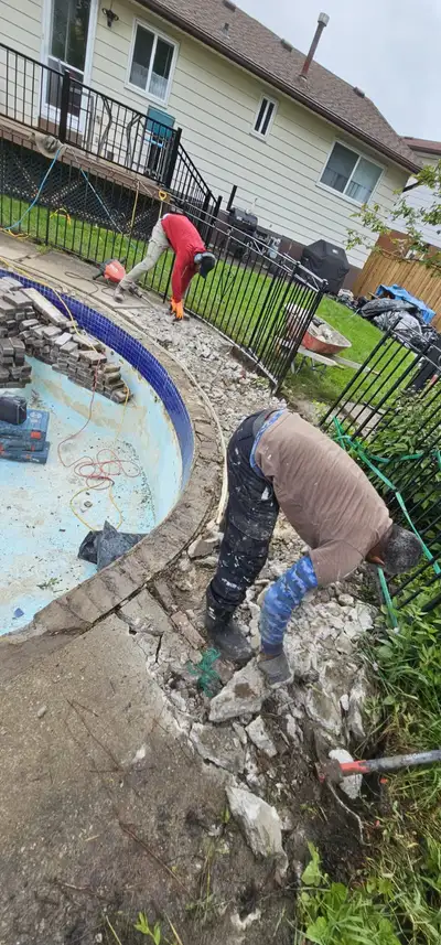 Concrete, Concrete driveway, Interlocking ☎️ 6475599387, View more