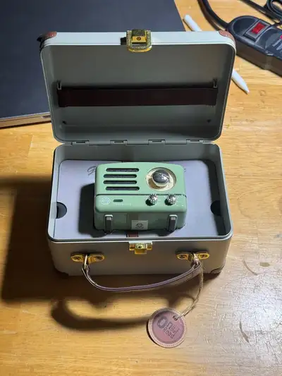 Retro Bluetooth Speaker + Radio, View more