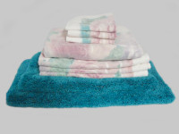 Ensemble (9) serviettes et tapis de bain