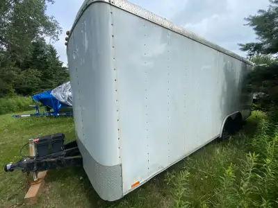 Price is firm 8.5’ wide 20’ interior length 80” interior height New bearings Tires in good shape Fra...