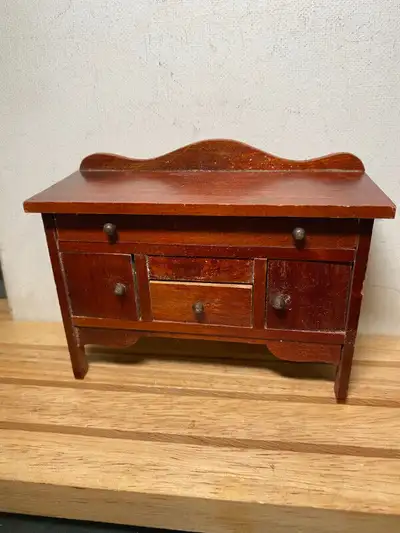 Old Doll House Handcraft Cabinet Cupboard Furniture, View more