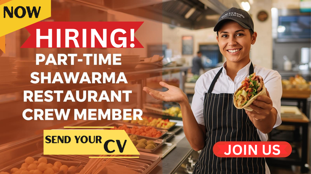 Part Time Shawarma Restaurant Crew Member in Bar, Food & Hospitality in Edmonton - Image 2