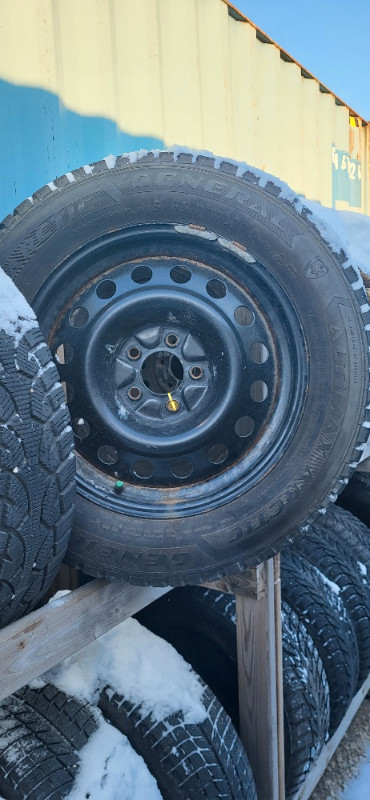 General Arctic 215/65R17 8/32nds Set of 4 Winter Tires in Tires & Rims in Winnipeg