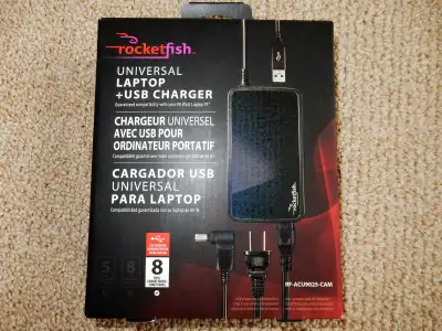 Universal Laptop + USB Charger, View more