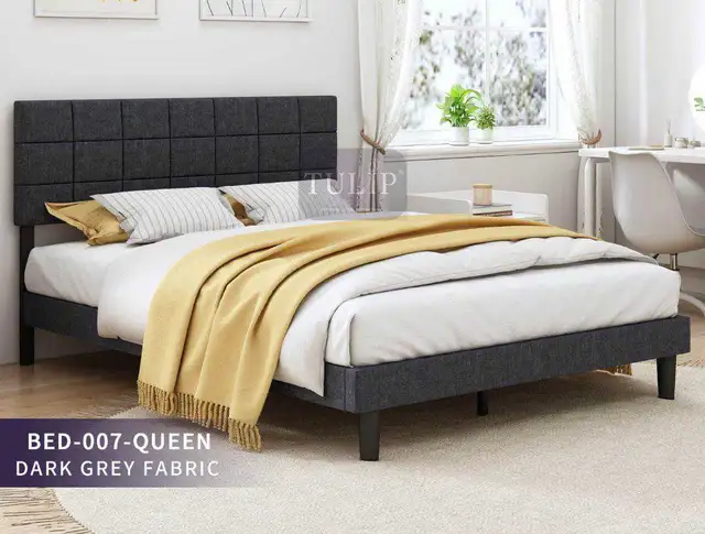 Brand New Queen Bed Frame For Sale With Free Home Delivery  in Beds & Mattresses in Richmond - Image 2