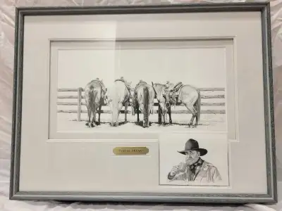 This is your chance to own an unique, professionally framed limited edition print from celebrated ar...