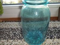 Vintage blue ball canning jar