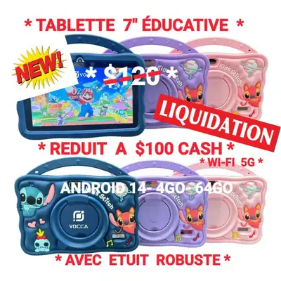 TABLETTE ÉDUCATIVE 7 POUCE * NEUVE *, View more