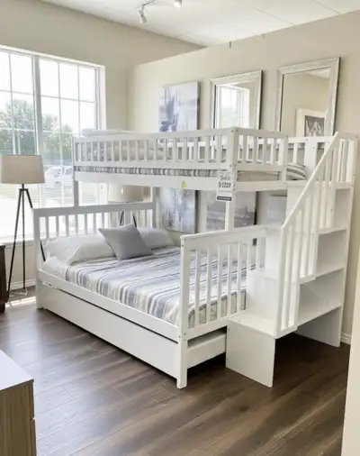 Trundle Bunkbed- Brand New, View more