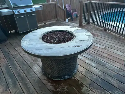 This free fire table works perfect. However as you can see from the photos, the top as well as the s...