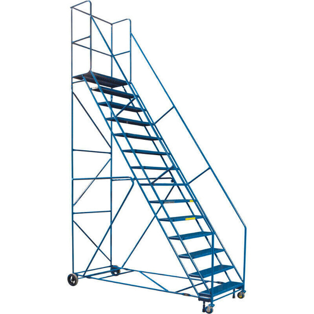"NEW" Heavy Duty Steel Rolling Ladders in Ladders & Scaffolding in Strathcona County - Image 2