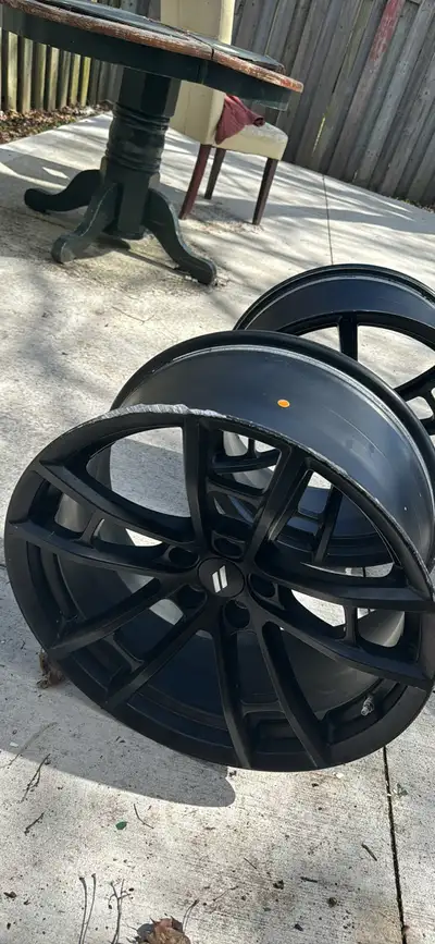 Most rarest OEM matte black  Wheels for dodge (20 inch)