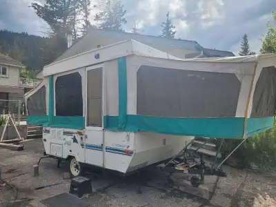 Trailer has been good to us we are just downsizing. We did not use the fridge or heater but the prop...