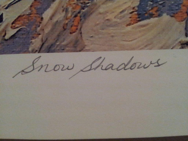 Limited Edition "Snow Shadows" by Tom Thomson in Arts & Collectibles in London - Image 3