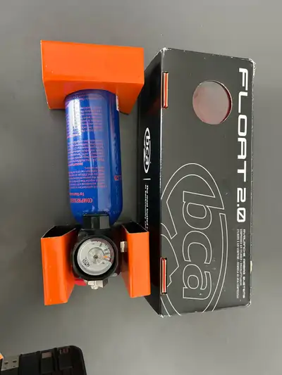 I'm offering a Backcountry Access (BCA) Float 2.0 compressed air cylinder, designed for use with BCA...