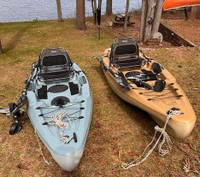 2-12 ft Hobie Mirage Passport Pedal Kayaks for Sale