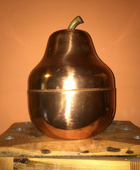 Vintage Rare MCM  Copper Pear Shaped Wine Chiller Ice Bucket