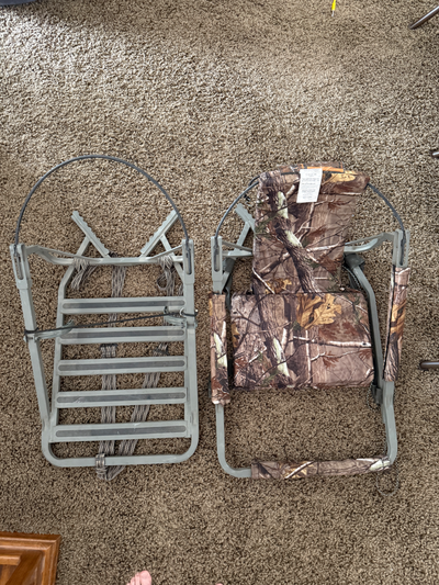I have a Summit Tree Stand that was rarely used for sale. Works good, comfortable and very quiet. Si...