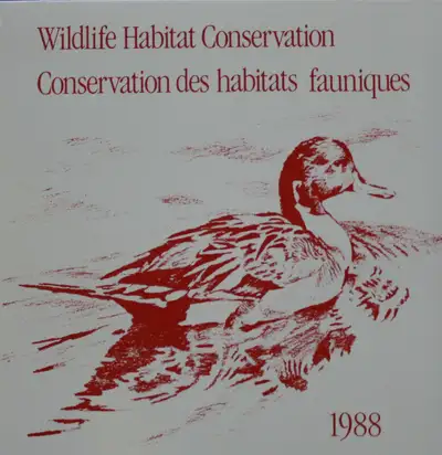Robert batman Canada 1988 Wildlife Habitat Conservation Stamp, View more