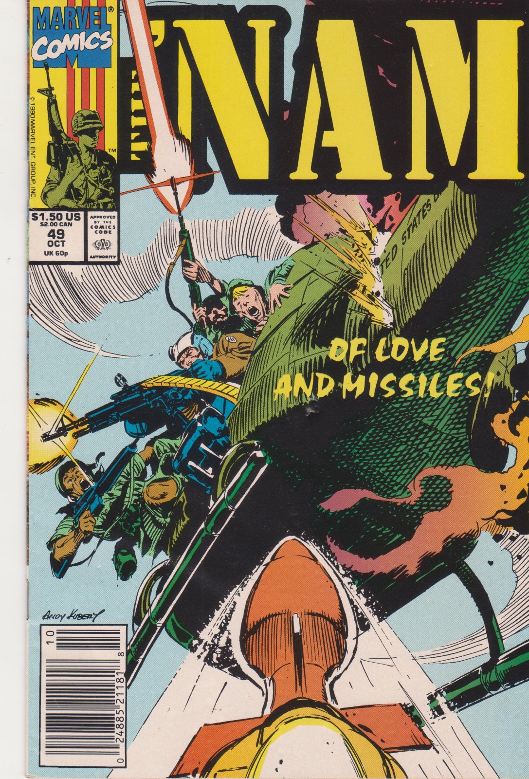 Marvel Comics - The Nam - Issue #49 (Oct. 1990)., photo 1